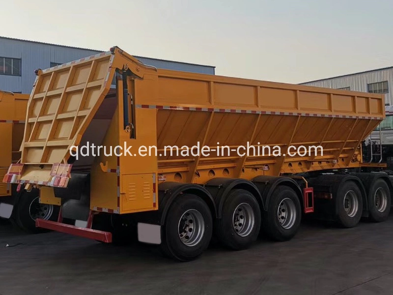 1%~10% Off Discount SINOTRUK 3/4 axle transportation Tipping tipper trailer/ 60 tons heavy duty dumping truck dump trailer