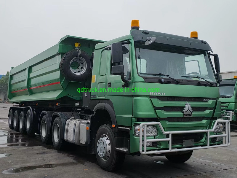 1%~10% Off Discount SINOTRUK 3/4 axle transportation Tipping tipper trailer/ 60 tons heavy duty dumping truck dump trailer